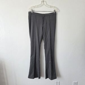 NEW H&M Gray Front Pleat Dress Pants Women Work Uniform Preppy Professional 6